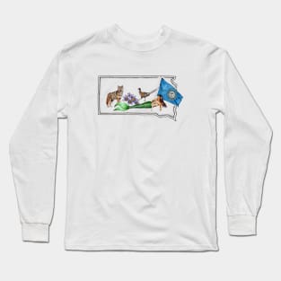 South Dakota Mermaid Long Sleeve T-Shirt